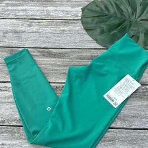 Lululemon Wunder Train High-Rise Tight 28"‎ Cascadia Green Leggings NWT size 8